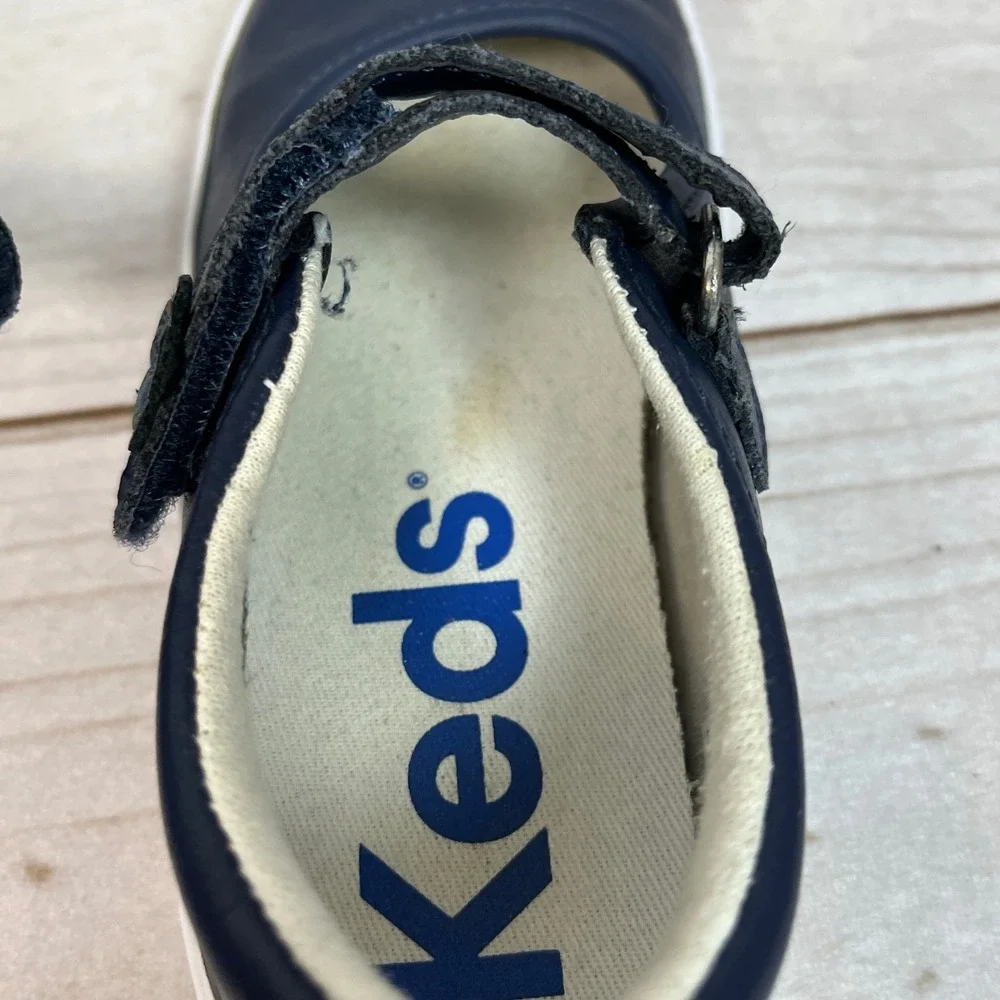 Keds Ella Mary Jane Navy Blue Girls Shoes Size 11.5 School